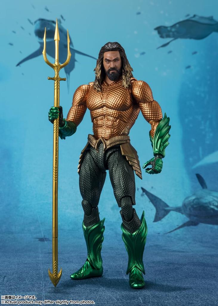 TAMASHII NATIONS Aquaman Approximately 160mm Painted Movable Figure S.H.Figuarts (Aquaman/Lost Kingdom) ABS&PVC