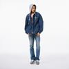 New MLB SS24 Denim Jacket Unisex Blue 3ADKB0741-50INS