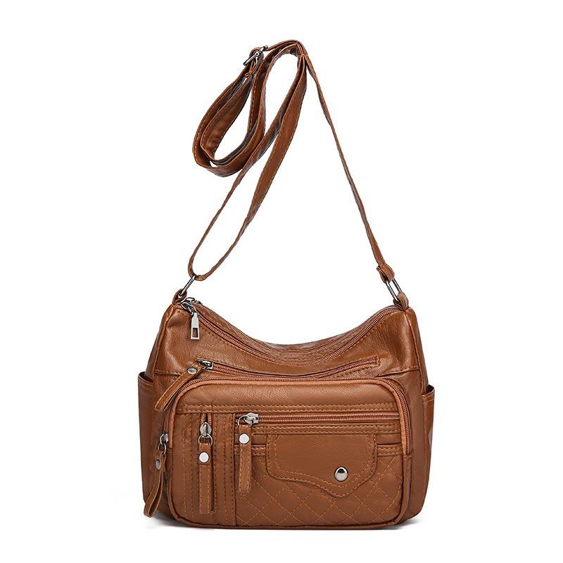 Women Bag New Fashion Large Capacity Shoulder Bag Euro-American Versatile Crossbody Bag Multi-Pocket Mom Bag