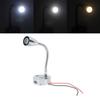 Светодиодный светильник для чтения в автодоме, хромированный, комнатный, прикроватный, для лодки, яхты, USB, 3 регулируемых цвета света, сенсорный светильник D