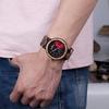 BOBO BIRD Colorful Wooden Analog Quartz Movement with Date Handcrafted Luxury Casual Watch with Gift Box Men's Watch, Display,