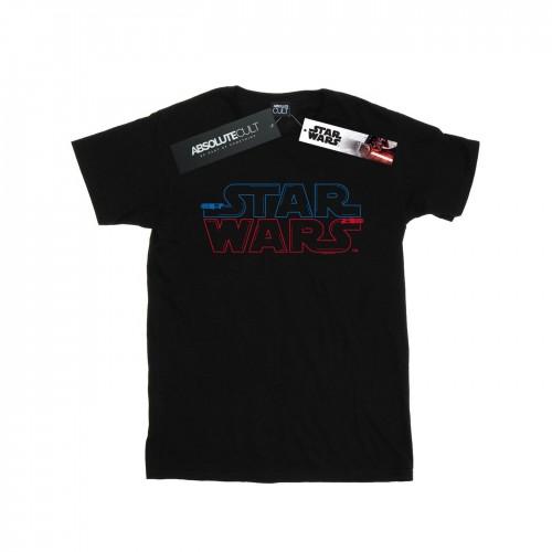 Star Wars Mens Lightsaber Logo T-Shirt