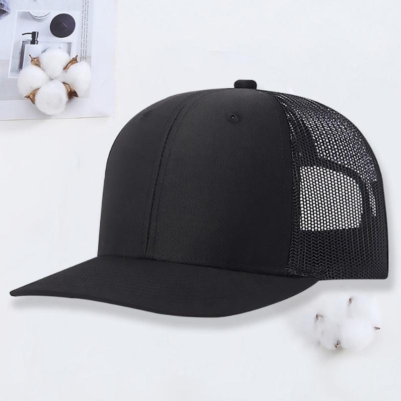 Micro-curved Mesh Hat Richardson 112 Truck Driver Hat Outdoor Sun Protection Shade Color Matching Baseball Hat