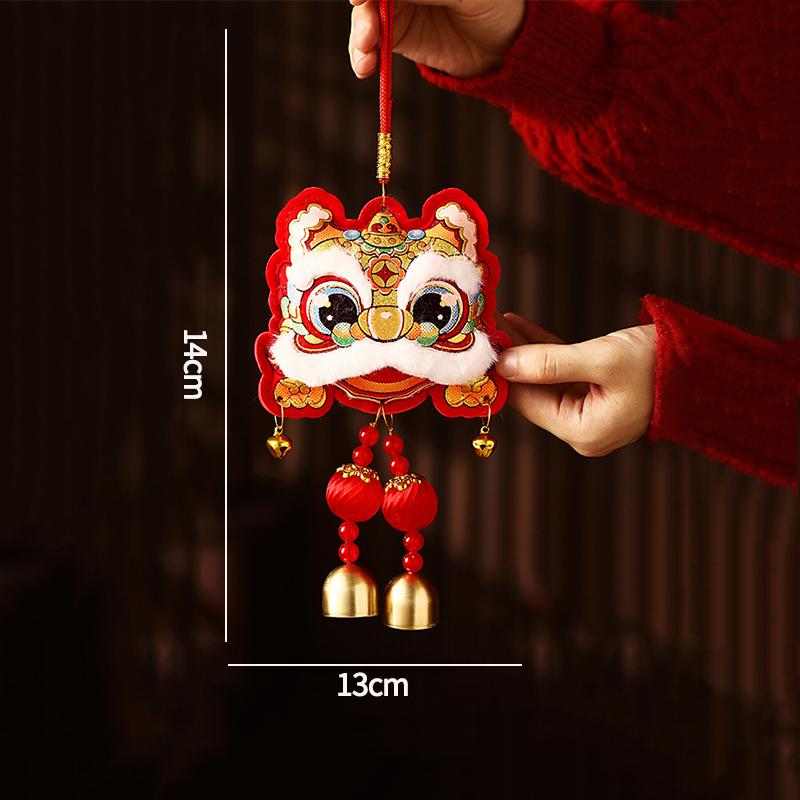 Horse Year Small Pendant Spring Festival Wall Hanging Pendant Home Entrance Door Bell Chinese New Year Decoration Supplies
