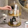 Metal Bird Cage Makeup Organizer Cosmetic Organiser Cosmetic Storage Shelf Bathroom Tabletop Toilet Vanity Organiser Makeup Box