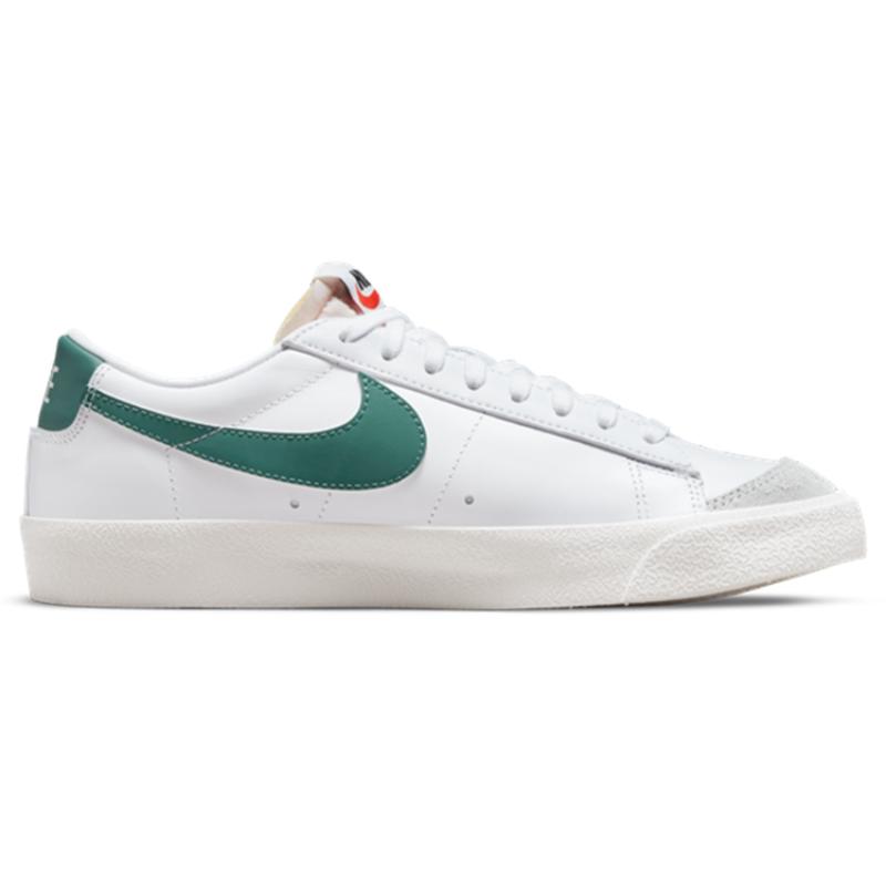 Nike Женские кроссовки Blazer Low 77 'Белый/Зеленый' Обувь для скейтборда DC4769-112