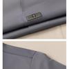 New Men's Casual and Fashionable Solid Color Short Sleeved  Business Polo Shirt Comfortable  Summer T-shirt