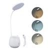 LED Desk Lamp Plastic Flexible Desk LED Light with Pen Holder for Table Lighting 5V