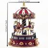1 шт. 18-тоновая вращающаяся музыкальная шкатулка «Небесный город» Карусель Рождественский подарок Подарок на день рождения Креативные изделия из смолы