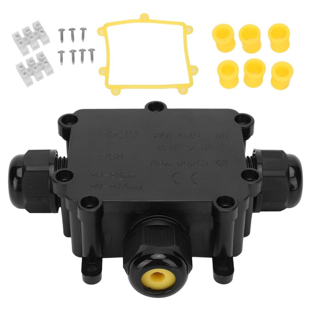 Водонепроницаемая распределительная коробка Т-образной формы, 3-х полюсная, для подземной установки