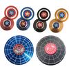 Круглая игрушка-спиннер из сплава с гироскопом и гироскопом в виде Капитана Америки, Человека-паука, антистрессовая игрушка