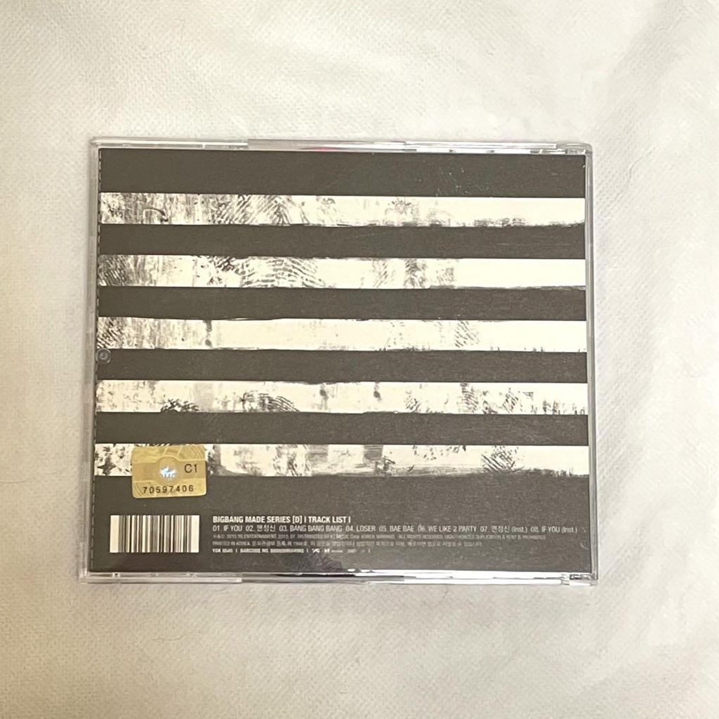 [USED] BIGBANG MADE SERIES CD Korean Edition Card TOP