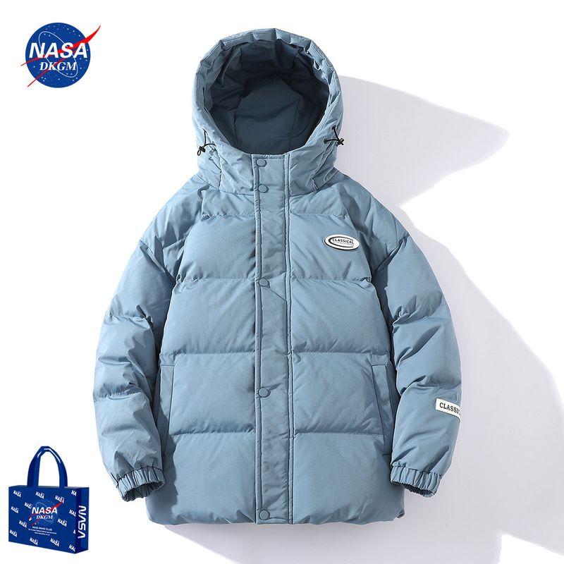 Nasa Co-Branded 2024 Winter New Men's Jacket, Thickened Warm Cotton Coat, Trendy and Stylish Men's Cotton Clothing