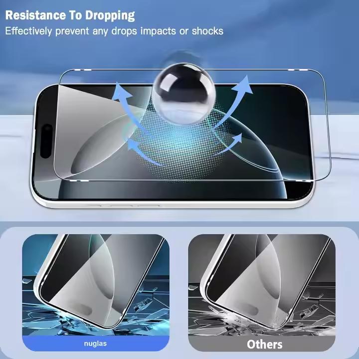 3D закаленное стекло 0,4 мм Защитное стекло для экрана для iPhone 16 15 14 Pro Max 13 12 iPhone 16E Защита экрана мобильного телефона 9H от царапин