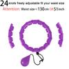 32/24/28 Section Adjustable Sport Hoops Abdominal Waist Exercise Detachable Hoola Massage Fitness Hoop Training Weight Loss