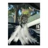 Handmade Dream Catcher Gift Evil Eye Prayer Mirrored Car Rear View Mirror Ornament New