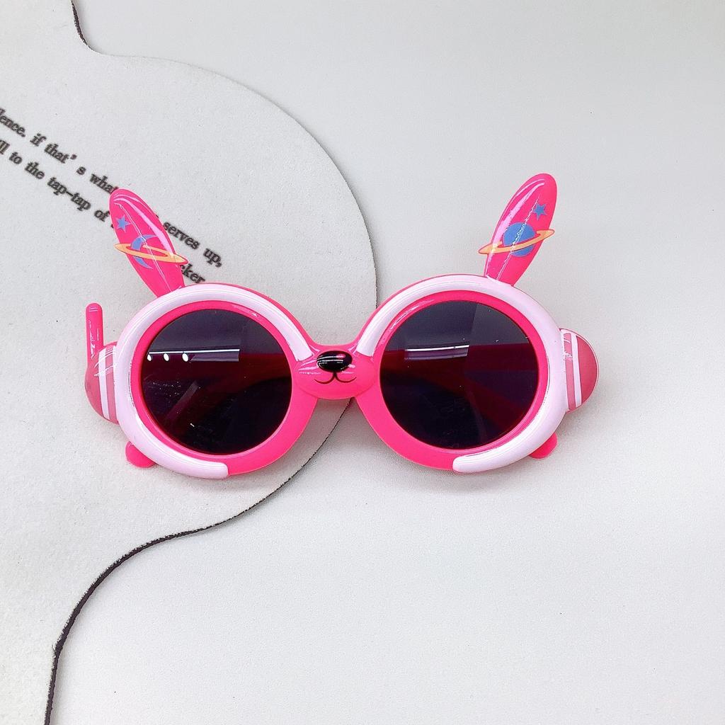 Детские солнцезащитные очки, очень милые, милые, детские солнцезащитные очки с кроликом, солнцезащитный крем с защитой от ультрафиолета для детей в виде кролика