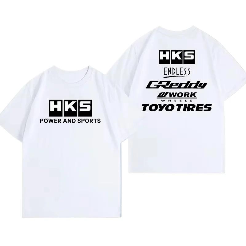 2026 Unisex Fashion Cool Tshirt Japan Jdm Modified Car Hks Endless Tshirt Unisex Unisex Vintage Casual Print Causaltshirt Top