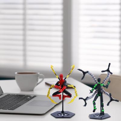 Фигурка робота с аксессуарами, подвижные суставы, 3D-печатная модель робота, игрушка, шарнирная