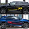 2 шт., наклейки с боковой полосой на дверь автомобиля для Lexus RX 350 250 300, моторная графика, спортивное украшение кузова, автоаксессуары, винил