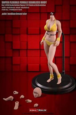 [TOYBARJAPAN] Фигурка 1/12 TBLeague PHMB2019-T03A Женское бесшовное тело с бикини и неокрашенной головой