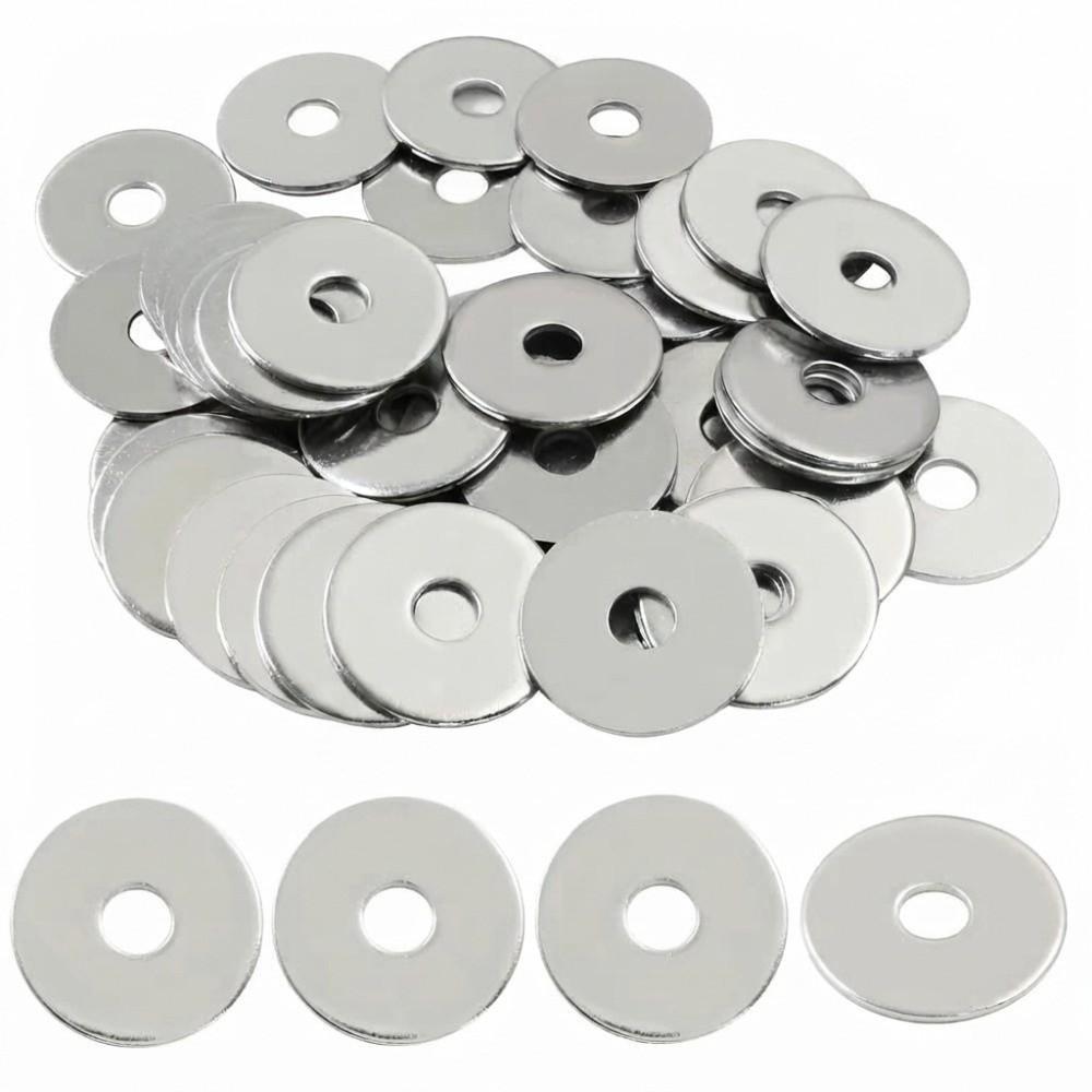 180PCS Flat Design Stainless Steel Sealing Gasket Sump Plug Washer Kitchen Applications