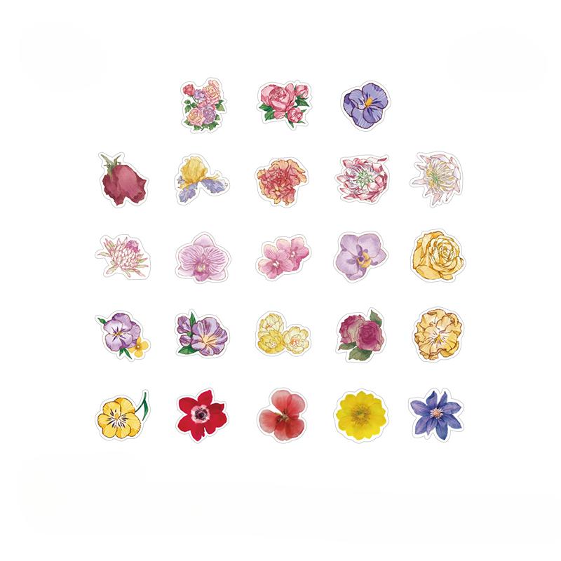 46 шт./коробка Коллекция грибов Декоративные наклейки Скрапбукинг своими руками Наклейка для дневника Канцелярские принадлежности Альбом Журнал Наклейка