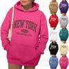 Womens Hoodies Fall Fashion Sweatshirts Printed Casual Long Sleeve Loose Sweatshirt Fall Hoodie Sweatshirt
