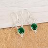 Chrome Diopside Gemstone 925 Sterling Silver Jewelry Drop/Dangle Earrings 1.50" EE-51-3