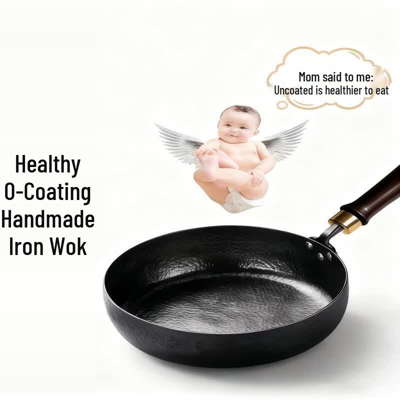 Hand-Forged Wrought Iron Skillet
