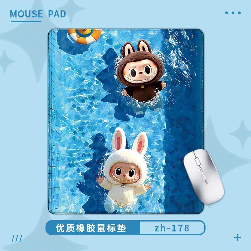 Милый коврик для мыши, Мультяшная подставка для запястья для офиса, Коврик для компьютерной клавиатуры, Моющийся коврик для мыши