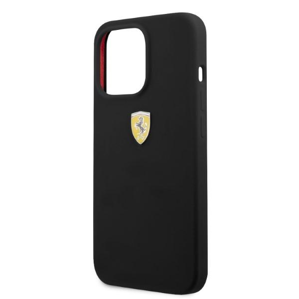 Ferrari Fessihmp13Xbk Iphone 13 Pro Max6,7 Czarny/Black Hardcase Silicone Magsafe