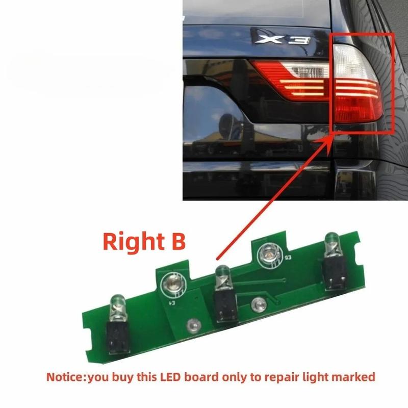 A Full Set Inner and Outer Tail Light Repair Chip Boards 7162209 7162210 for BMW X3 E83 LCI 2007 2008 2009 2010 7162213 7162214