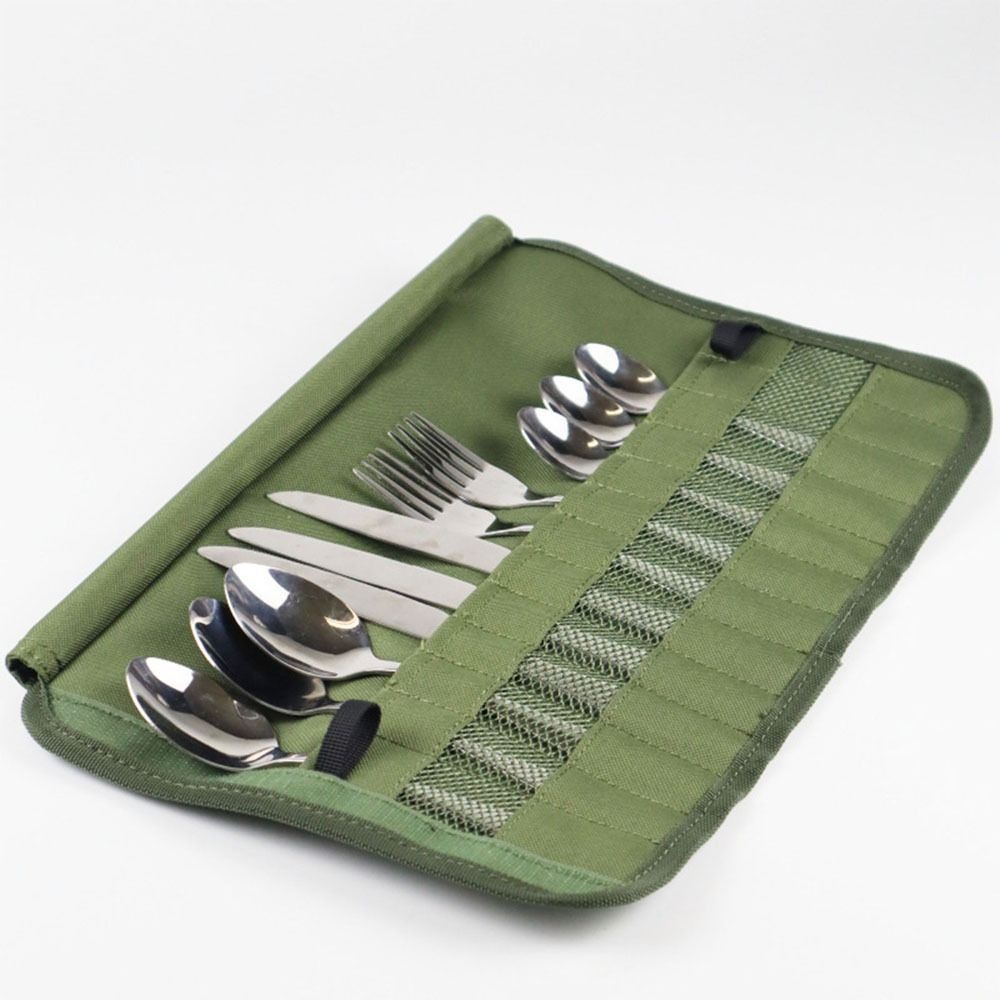 Picnic Outdoor Camping Cutlery Bag Storage Bag Kitchen Ware Storage Bag Tableware Storage Package