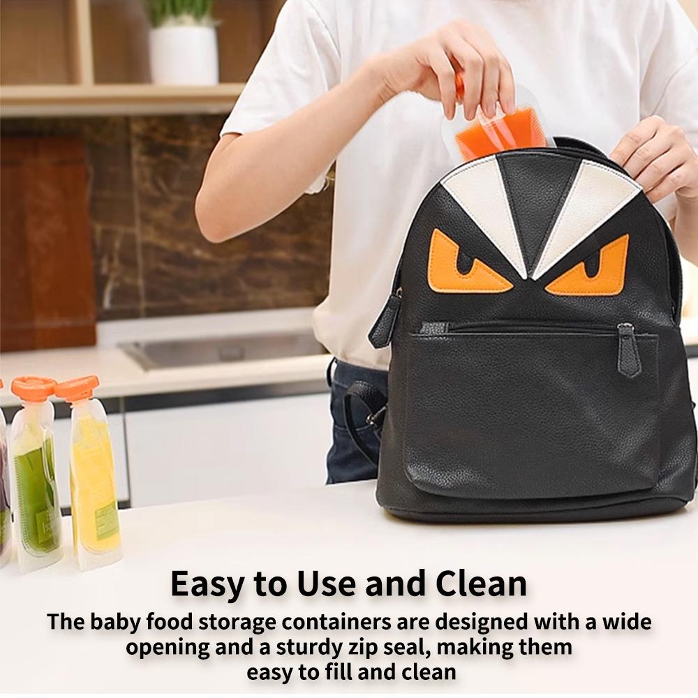 Многоразовые пакеты для детского питания, домашние контейнеры для хранения детского питания, пакеты для пюре для детей и