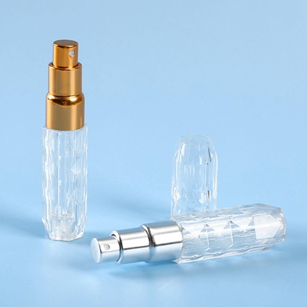 5ml Crystal Bottom Filling Perfume Bottle Liquid Container Sub-Bottling Perfume Atomizer Portable Refillable Spray Empty Bottle