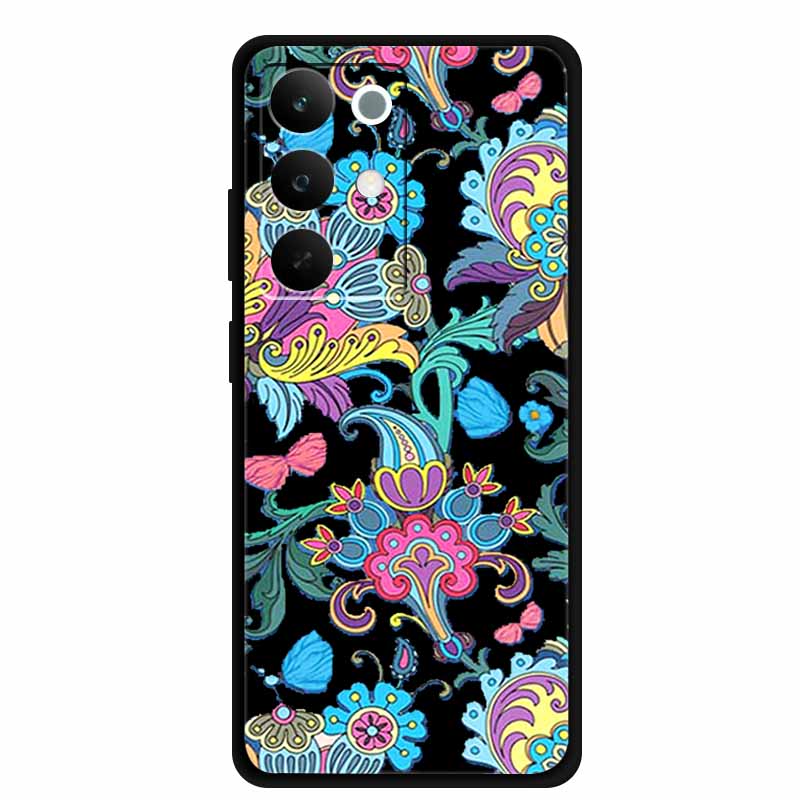 Black Silicone Case For Realme C85 Pro 2025 Case Cartoon Soft TPU Back Cover For Realme C85 5G Phone Case C 85 Pro Coque Funda