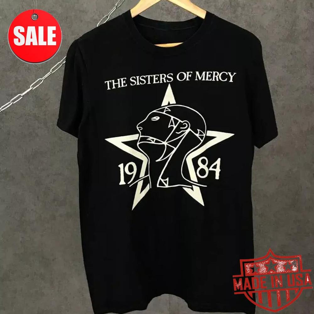 The Sisters of Mercy Band 1984 Gift For Xmas T Shirt Full Size S-5XL Unisex T-Shirt