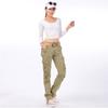 Spring Women's Loose Fit Utility Pants - Plus Size, Multi-Pocket Casual Trousers