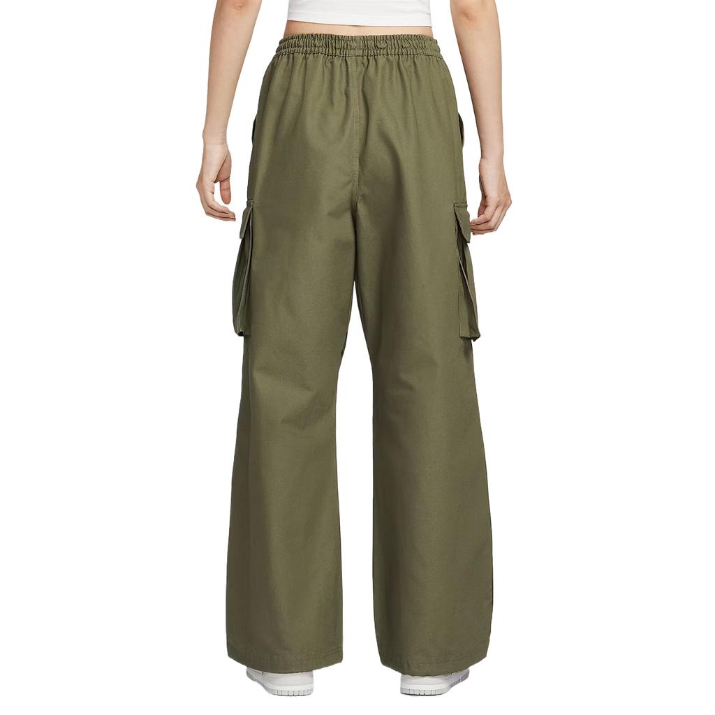 Nike Повседневные брюки карго однотонные с вышивкой и большим карманом, женские брюки HV1967-222