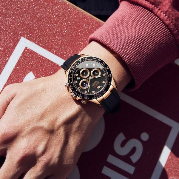 Мужские часы Cogot Hoa Watch Водонепроницаемые светящиеся брендовые часы, популярные корейские часы