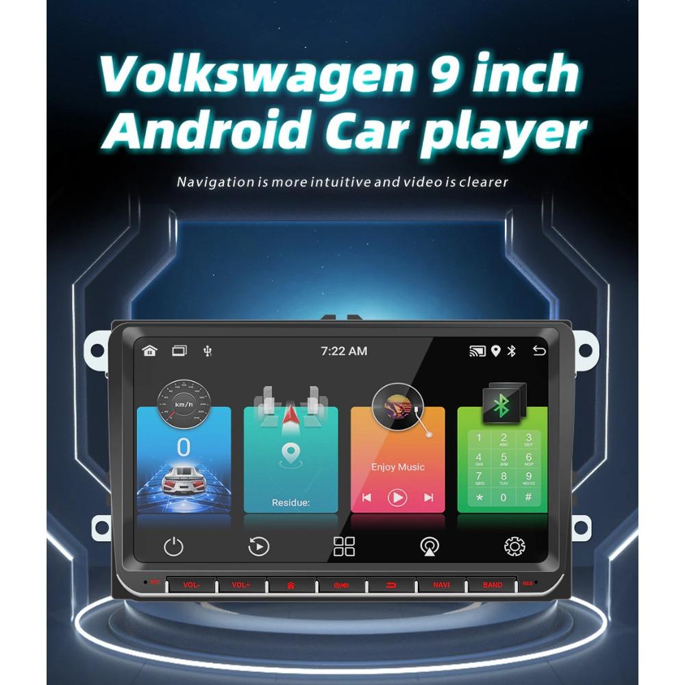 2Din Android Carplay GPS Car Multimedia Player for Volkswagen/Volkswagen/Golf/Polo/Tiguan/Passat/b7/b6/SEAT/Leon/Skoda/Octavia 2+32GB