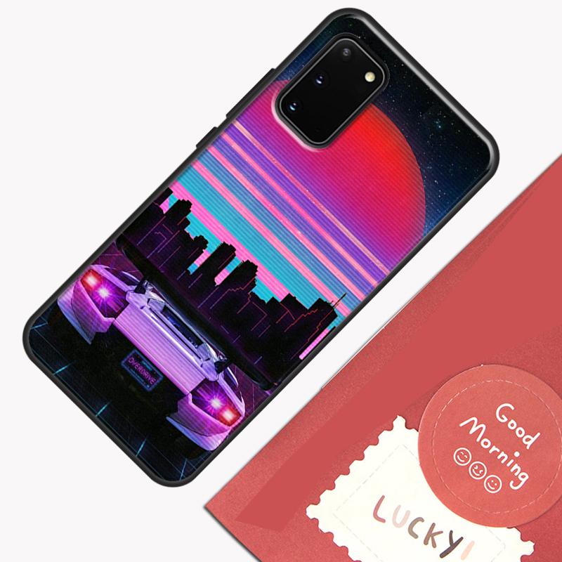 Neon Retrowave 80s Vintage Art Phone Case For Samsung Galaxy S23 S26 Ultra S20 S21 S22 S24 S25 Plus S10 S25 FE Cover Shell