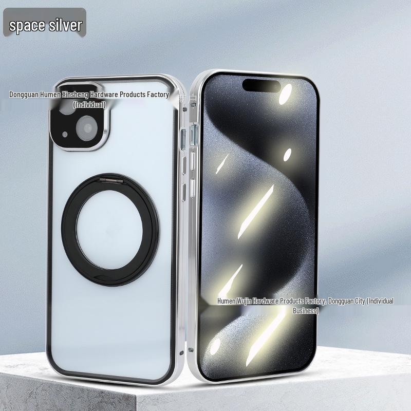 Магнитный чехол-подставка Apple Pro Max с вращением на 360° - Полностью защитный чехол для iPhone 16 от Magnet King