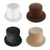 Мини цилиндр для кукол Миниатюрные формальные шляпы Топы DIY Крафт Шляпные аксессуары