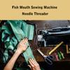 10 Pcs/Set Fish Mouth Sewing Machine Needle Threader Automatic Sewing Needle Threader Practical Needle Threader Tool