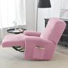 1/2 Seater Recliner Sofa Cover Elastic Velvet Relax Armchair Slipcover All-inclusive Lazy Boy Chair Covers Furniture Protector