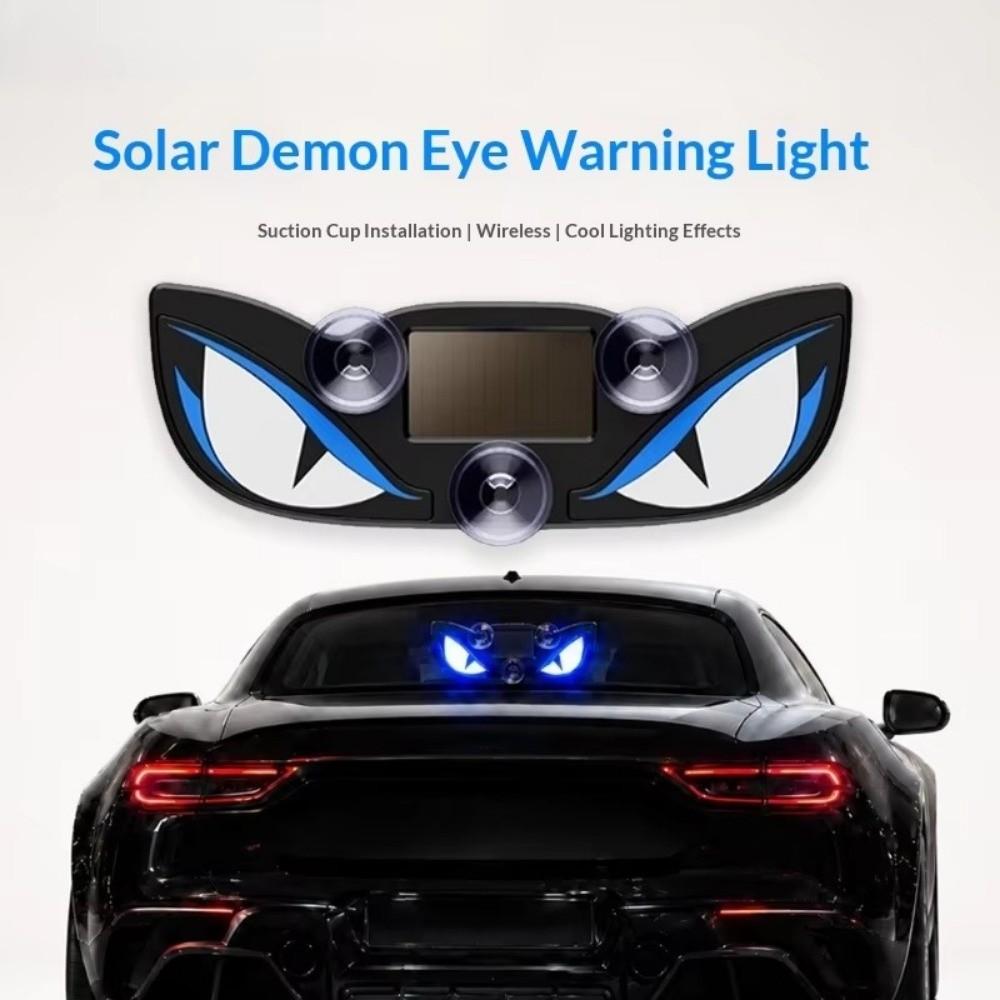 Solar Powered Solar Warning Light Animated Vehicle Signal Lights Demon Eye Light SUV