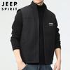 JEEP SPIRIT Men's Autumn/Winter Lightweight Fleece Vest