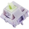 EPOMAKER Wisteria 39gf Линейные механические переключатели для клавиатуры, набор, 5-контактные, фабрично смазанные, 100 штук, со стержнем из POM PTFE, пружина 20,4 мм,